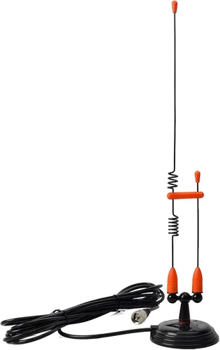 Miniatura 8 de UAYESOK Antena móvil magnética de aumento de señal, actualización para HT, 6.6 ft/27.6 in y GMRS Antena de radio Jamón PL259 para Baofeng UV-5R