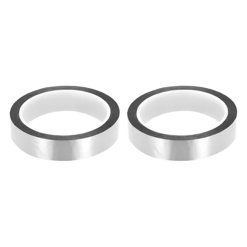 Cinta de película de poliéster metalizado, cinta adhesiva de espejo, [para moldura y suministros de arte gráfico] - 0.79 pulgadas x 55 yardas/tono