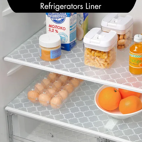 Miniatura 8 de Cooyes Revestimiento de Estante para Gabinetes de Cocina – Forro de Cajón Impermeable No Adhesivo – Material EVA Duradero Papel de Estante Fácil