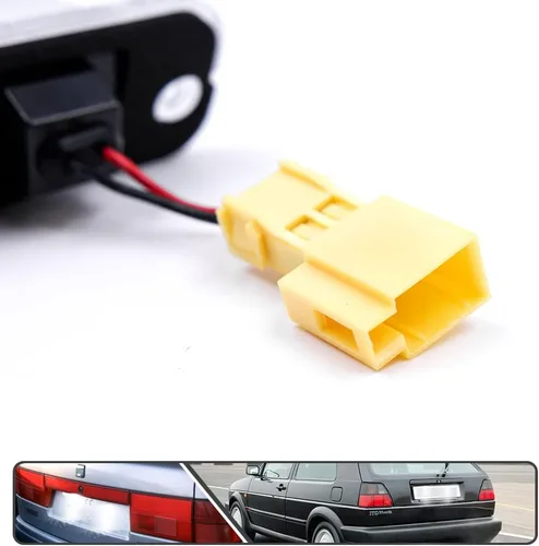 Miniatura 4 de Jetta Golf MK2 - 2 luces LED para matrícula de VW MK2 Golf Jetta II 1983-1992 alimentado por SMD Xenon LED blanco sin errores