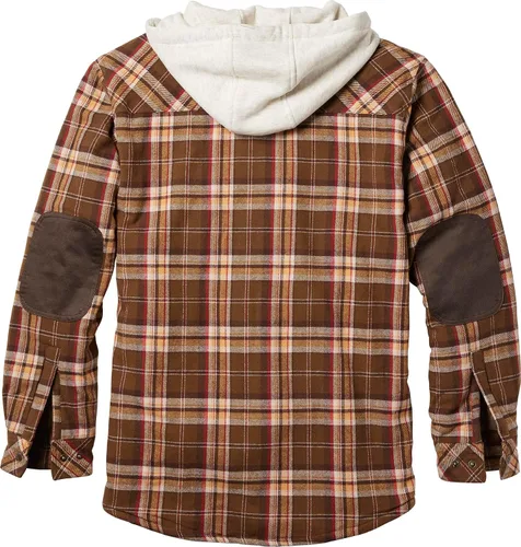 Miniatura 2 de Legendary Whitetails Men's Camp Night Berber Lined Hooded Flannel Shirt Jacket