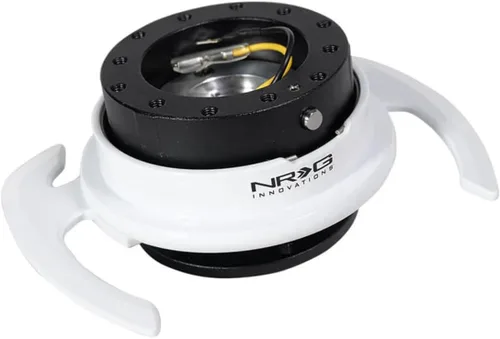 Miniatura 5 de NRG Innovations NRG-SRK-700BK GEN 4.0 Kit de liberación rápida para adaptador de volante, cuerpo negro/anillo negro con manijas y patrones de pernos