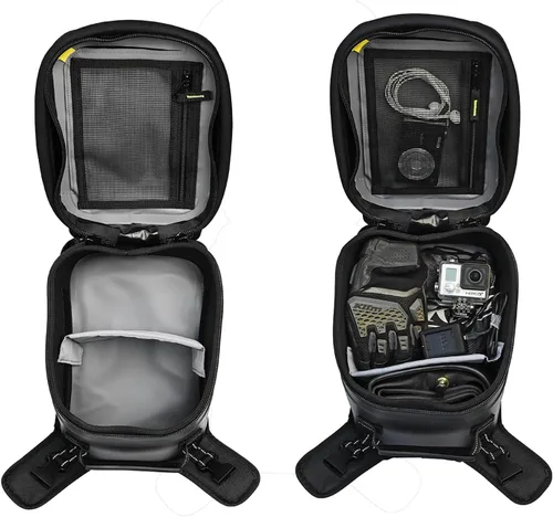 Miniatura 8 de Nelson-Rigg Bolsa de tanque impermeable Hurricane Adventure, se adapta a la mayoría de motos de aventura Honda, Yamaha Kawasaki, color negro