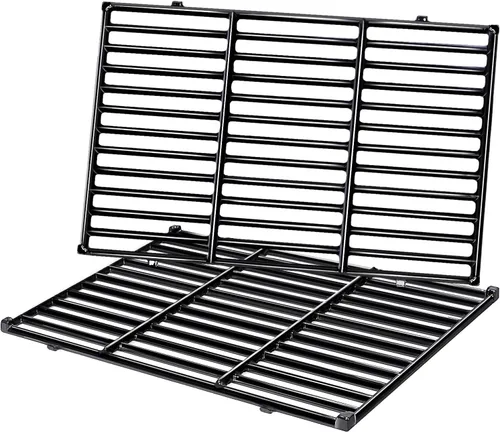Miniatura 20 de Piezas de parrilla de acero inoxidable 7637 para Weber Spirit E210, rejillas de cocción de 17.5 pulgadas para Weber Spirit E210, E220, S210, S220