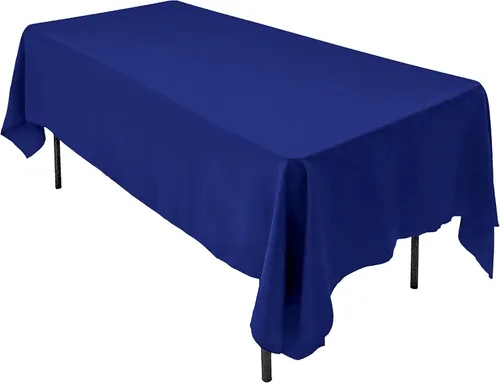Miniatura 31 de AK TRADING CO. Mantel rectangular de poliéster de 60 x 102 pulgadas, fabricado en Estados Unidos, resistente a las arrugas, ignífugo, duradero