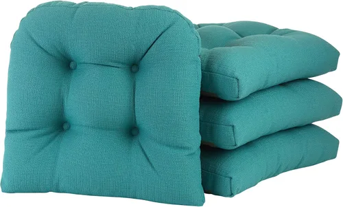 Miniatura 22 de Klear Vu Gripper Overstuffed - Cojines universales antideslizantes para silla de comedor para decoración de cocina o uso de oficina, almohadilla
