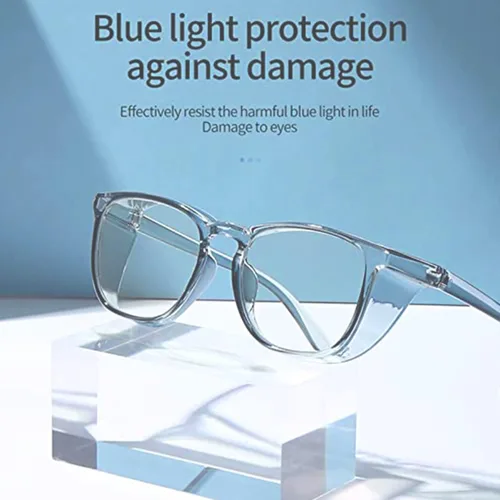 Miniatura 6 de Gafas de seguridad para hombres, mujeres, enfermeras, antivaho y a la moda, cómodas, con escudos laterales, protección ocular para adultos