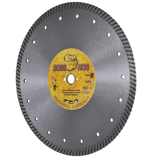 Miniatura 10 de Delta Diamond Boss Hog - Hoja de diamante Turbo de 7 pulgadas para mampostería, ladrillo, bloque, adoquines, hormigón, piedra, corte húmedo y seco