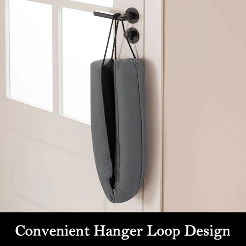 Miniatura 5 de Sunolga Tope de puerta para bloquear aire caliente y frío con cubierta extraíble lavable para parte inferior de la puerta, sello para todas