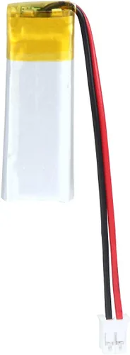 Miniatura 5 de 3.7V 100mAh Batería de Polímero de Iones de Litio Recargable Li-ion Li-Po con Conector 2P PH 2.0mm de Pitch