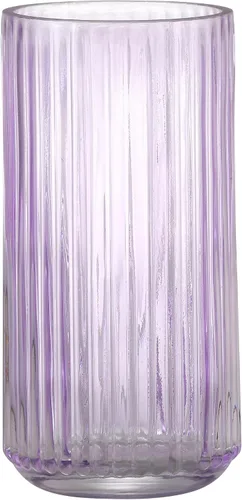 Miniatura 14 de Jarrón de vidrio ámbar para flores, florero para ramo, jarrones de vidrio modernos, jarrones acanalados para sala de estar, dormitorio, mesa
