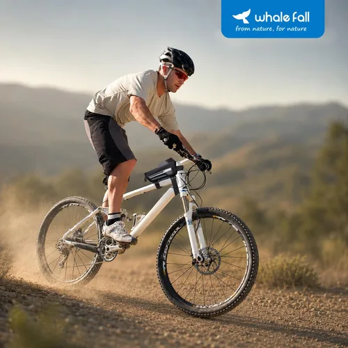 Miniatura 9 de whale fall Bolsa de marco de bicicleta impermeable, carcasa dura 3D Eva, soporte para teléfono de bicicleta, bolsa de tubo superior de bicicleta