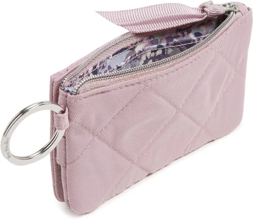 Miniatura 12 de Cartera de lujo de sarga con cremallera y protección RFID para mujer