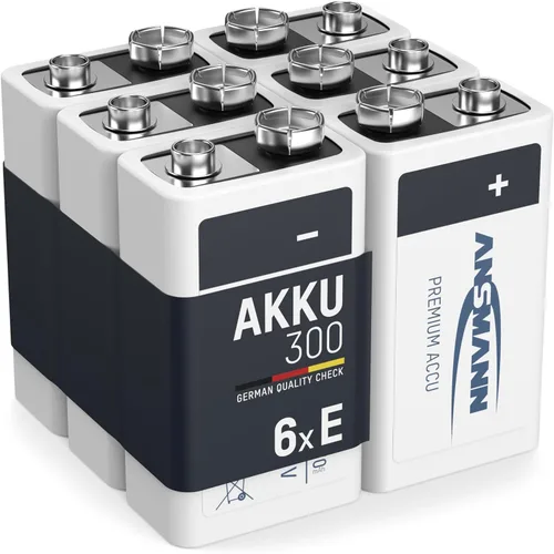 Miniatura 9 de Ansmann Baterías recargables de 9V 300 mah