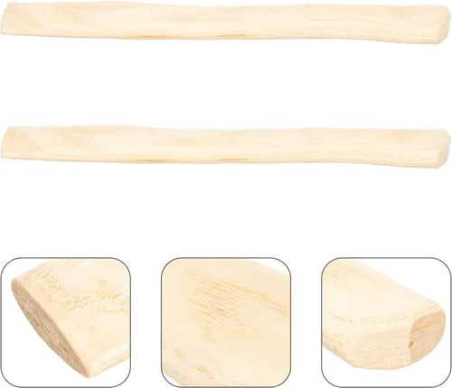 Miniatura 9 de DOITOOL Reemplazo de mango de nogal de 14.17 pulgadas para hacha de madera duradera para camping y uso al aire libre, se adapta a hachas pequeñas