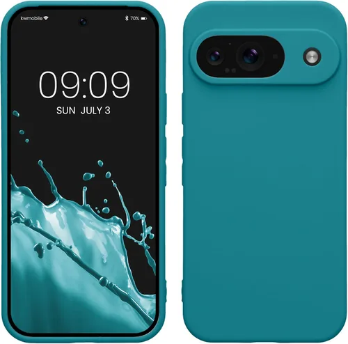 Miniatura 56 de kwmobile Funda compatible con Google Pixel 9 Pro - Funda protectora delgada de TPU para teléfono - Acabado mate suave - Negro mate
