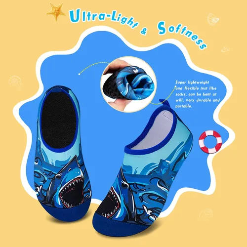 Miniatura 3 de Zapatos acuáticos, antideslizantes, de secado rápido, para playa, natación, caminata, para niños pequeños