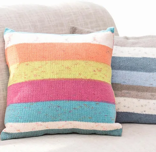 Miniatura 3 de Hilo de color de algodón para tartas, hilo multicolor arcoíris para tejer y tejer a ganchillo, 2 bolas de 7.05 oz, 45% algodón, 55% acrílico, hilo