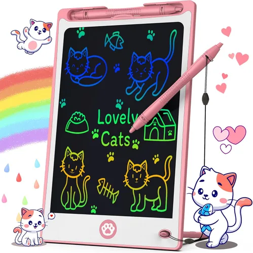 Hockvill Tableta de escritura LCD para niños de 8.8 pulgadas, juguetes para niñas y niños, almohadilla de dibujo para niños de 3, 4, 5, 6, 7 años,