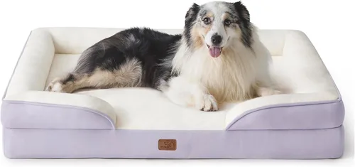 Miniatura 10 de Bedsure Cama ortopédica XL para perros extragrandes, cama lavable para perros y gatos, impermeable, cómodo sofá para perros con funda extraíble