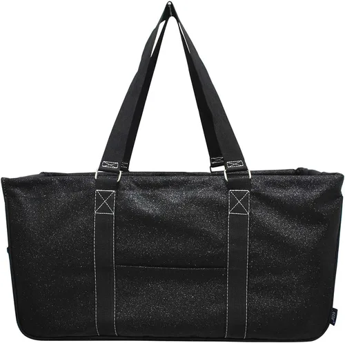 Miniatura 209 de NGIL Bolsa de comestibles reutilizable extra grande plegable de gran tamaño para comestibles, almacenamiento, picnic, playa, Bronco-negro occidental