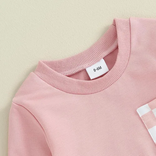 Miniatura 4 de Lesimsam Conjunto de sudadera de manga larga para bebé niño y niña, para otoño e invierno