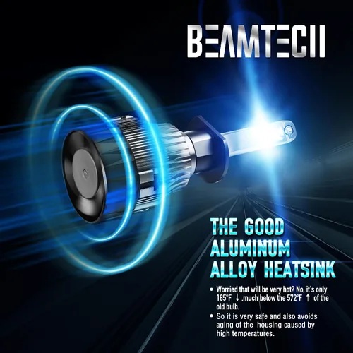 Miniatura 4 de BEAMTECH Fog 6500K, 1.181 in, base de disipador de calor, chips CSP, tamaño pequeño, paquete de 2