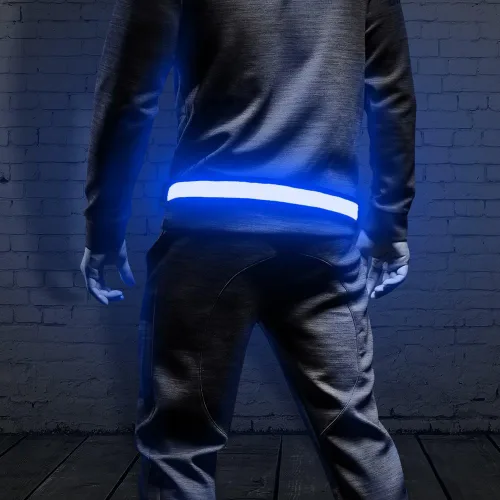 Miniatura 3 de BSEEN Cinturón LED para correr, cintura LED reflectante recargable por USB, cinturón de luz de seguridad intermitente para corredores, corredores