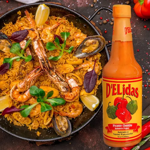 Miniatura 5 de D'ELIDAS Salsa picante Habanero, salsa picante de pimienta habanero natural, salsa chombo picante #1 en Panamá, sin OMG, salsa habanero alimentaria