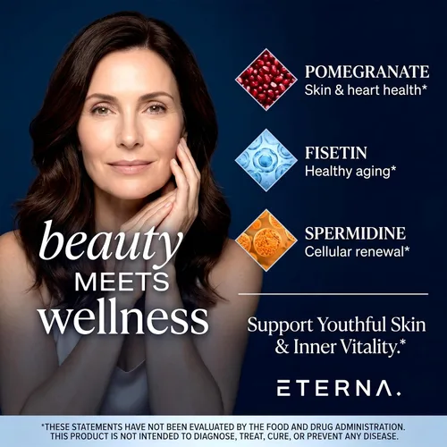 Miniatura 6 de Eternity NAD+ - Suplemento de resveratrol para hombres y mujeres, 1050 mg con 15 ingredientes avanzados para apoyo inmunológico, energía