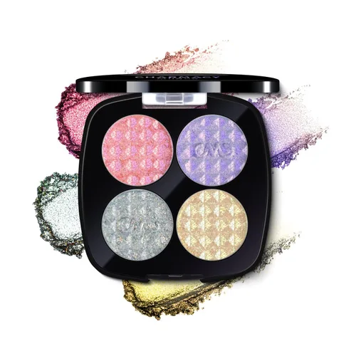 Miniatura 29 de CHARMACY Sombra de ojos multicromática con purpurina, sombra de ojos brillante con pigmentación intensa, sombra de ojos con acabado duocromático