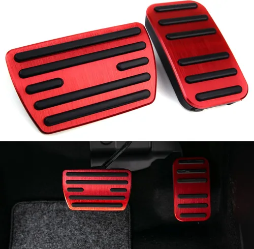 CKE Compatible con Honda Civic CRV Odyssey Pilot Passport Ridgeline Insight Accesorios para pedales de coche deportivo, cubiertas de pedal de freno