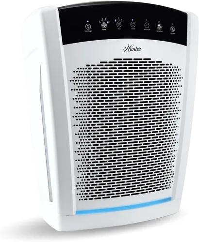 Hunter Purificadores de aire HP800 para el hogar, habitación grande y dormitorio. Purificador de aire True HEPA para mascotas, olores, alérgenos,