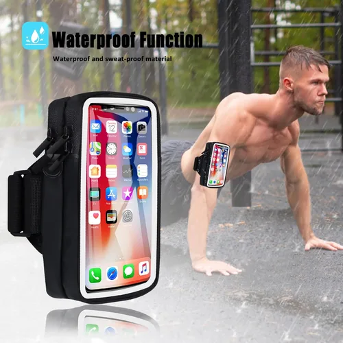 Miniatura 8 de Soporte para teléfono para correr, bolso pequeño para teléfono celular, bolsa cruzada para mujeres y niños, bolsa deportiva para hombres, iPhone