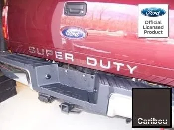 Miniatura 8 de 2008-2016 Insertos de letras para portón trasero (calcomanías delgadas) de reemplazo para Ford F250 F350 F450 Super Duty (2008-2016) Bandera