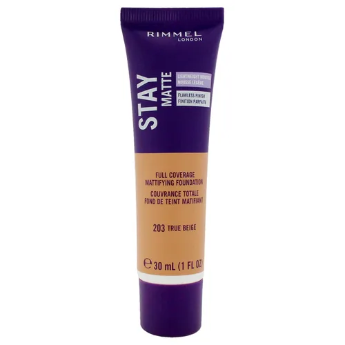 Miniatura 25 de Rimmel London Stay Matte Liquid Mousse - 305 Buff - Base, ligera, control del brillo, sin aceite, 1 oz