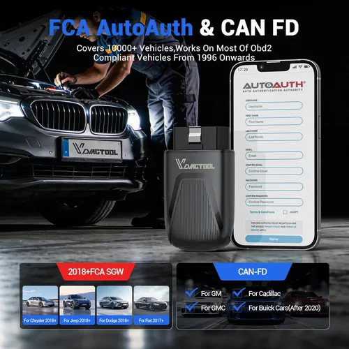 Miniatura 9 de Herramienta de diagnóstico del escáner OBD2 VDIAGTOOL D200, herramienta de escaneo bidireccional inalámbrico, actualizaciones gratuitas de por vida