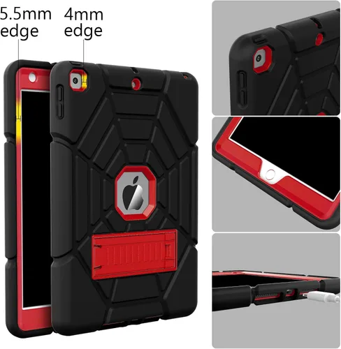 Miniatura 6 de Grifobes Fundas para iPad 6ª/5ª generación 2018/2017, para iPad Air 2 2014 9.7 pulgadas, resistente a prueba de golpes y resistente funda protectora