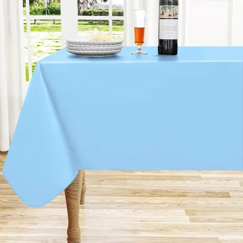 Miniatura 14 de homing - Mantel cuadrado de vinilo, mantel de plástico impermeable y a prueba de derrames con respaldo de franela, cubierta de mesa fácil de limpiar