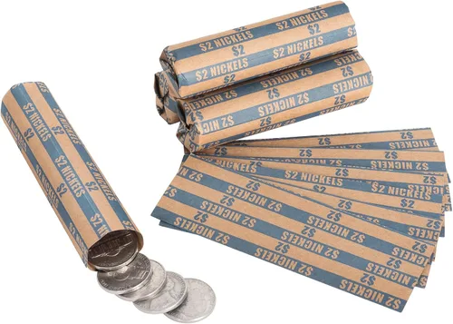 Miniatura 9 de Sumerfnt Rollos de Envoltorios para Monedas de Dólar, Solo Dólares, Rollos de Dólar Planos 110 Piezas