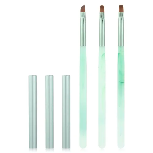 Miniatura 17 de Cepillos de limpieza de uñas, cepillos de uñas para limpiar errores de esmalte en las cutículas, cepillo de uñas resistente a acetona, cepillos