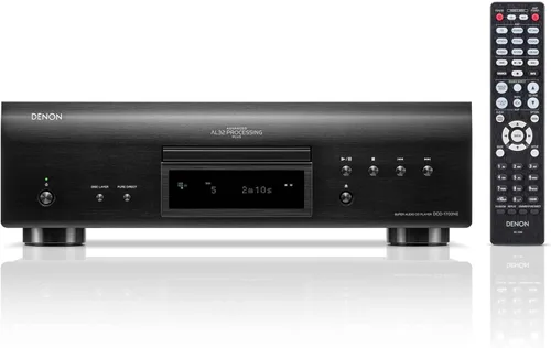 Miniatura 2 de Denon DCD-1700NE Reproductor SACD, Reproductores de CD para el hogar, convertidor D/A de 192 kHz/32 bits de ultra precisión, diseño resistente a