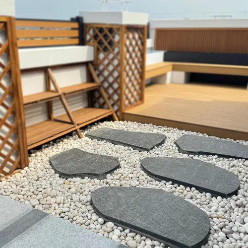 Miniatura 5 de Rocas de río blancas de 40 libras - Guijarros decorativos muy pulidos de 2-3 pulgadas, piedras para paisajismo, rocas de río naturales