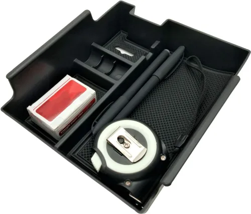 Miniatura 4 de Compatible con Ford Explorer 2012 2013 2014 2015 2016 2017 2018 2019 Organizador de bandeja para consola central, caja de almacenamiento secundario