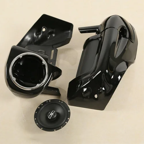 Miniatura 2 de TCT-MOTORPARTS Carenaduras inferiores ventiladas con caja de altavoces de 6 1/2" para Harley Touring Road King Street Electra Glide Road Glide Ultra