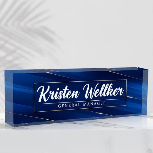 Miniatura 3 de Placa de Nombre de Escritorio Personalizada, Placa de Nombre Personalizada para Escritorio, Decoración de Escritorio de Oficina, Placa Personalizada