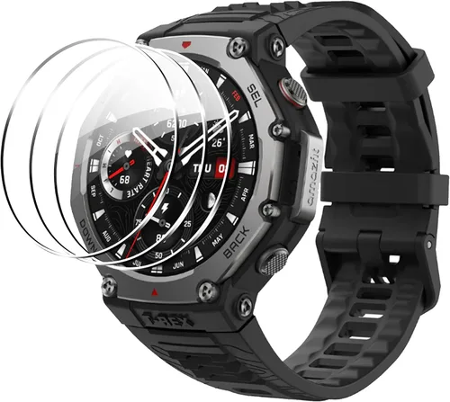 Miniatura 8 de Protector de pantalla compatible con Amazfit Active 2, antiarañazos, cobertura de pantalla completa 3D, compatible con fundas, HD Ultra, paquete de 3