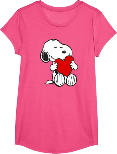 Miniatura 12 de Peanuts Camiseta de San Valentín Snoopy Hugging Heart, Negro