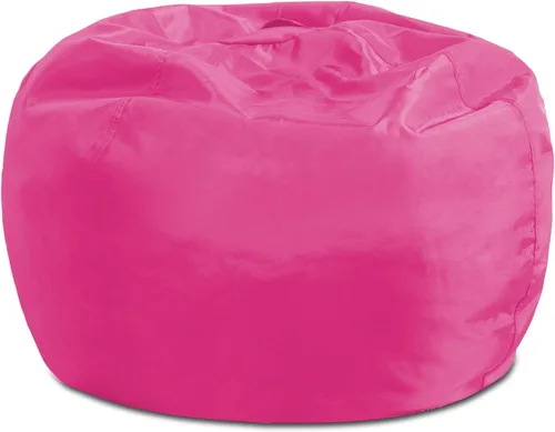 Miniatura 10 de Posh Beanbags - Sillón puff grande, 38 pulgadas, color azul rey sólido Nylon suave - Azul real