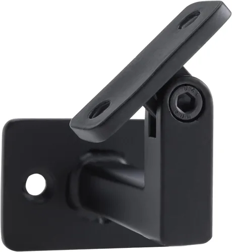 Miniatura 5 de RealPlus Soportes de pasamanos ajustables resistentes giratorios cuadrados para escaleras de escalera, paquete de 3
